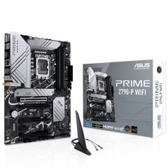 ASUS PRIME Z790-P WIFI INTEL Z790 LGA1700 4xDDR5 7200MHZ 1xDP 1xHDMI 3xM2 USB3.2 AX WİFİ BT AURA RGB 2.5GBİT LAN ATX ASUS 5X PROTECTION III ARMOURY CRATE AI SUİTE 3