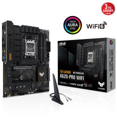 ASUS TUF GAMING A620-PRO WIFI 4xDDR5 2xDP/1xHDMI 2xM.2 AM5 ANAKART