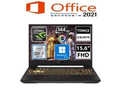 ASUS Tuf Gaming F15 Fx507zc4-hn081w07 I5-12500h 32gb 1tbssd Rtx3050 15.6'' Fullhd W11p Office Hediye