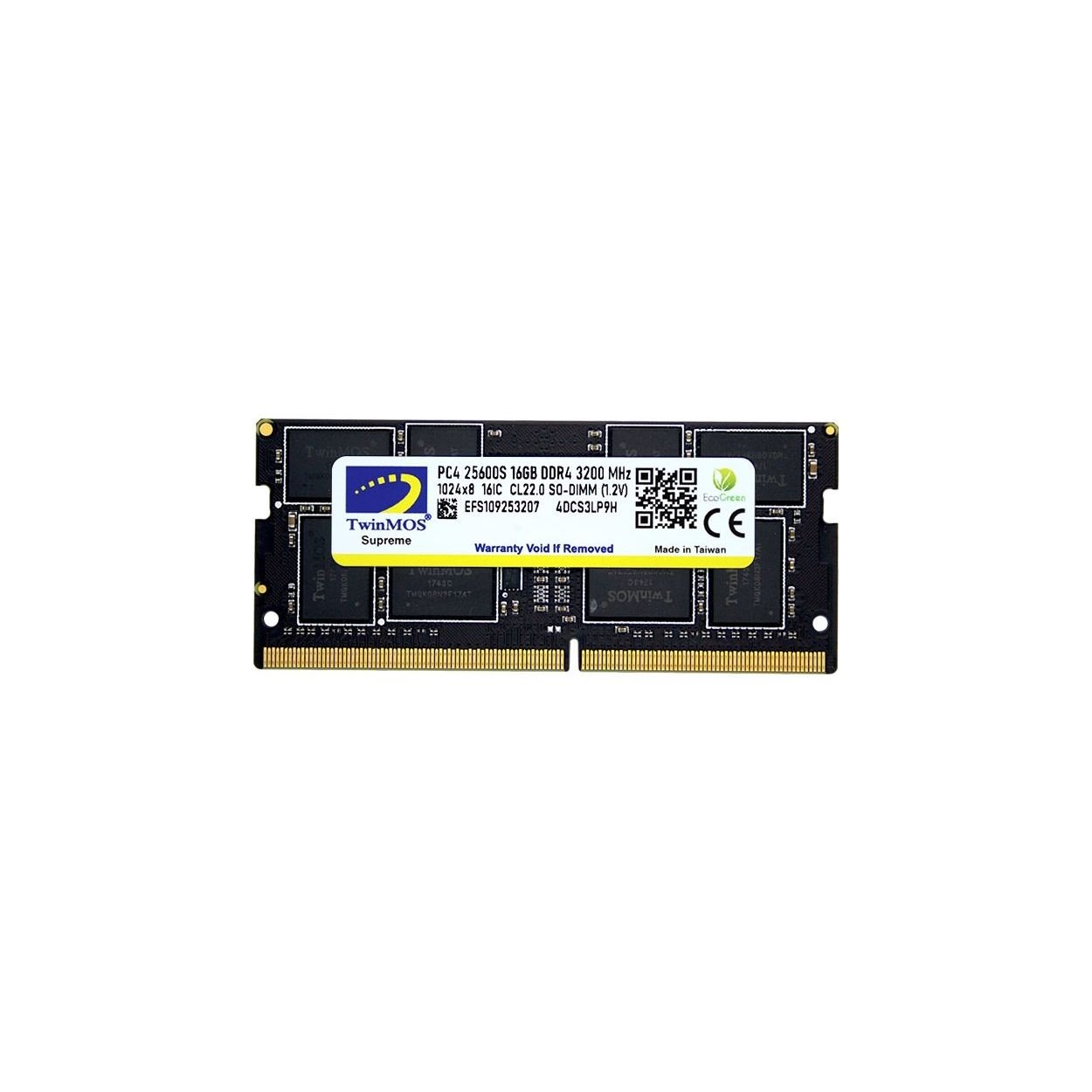 TWINMOS 16GB 3200Mhz DDR4 MDD416GB3200N NOTEBOOK RAM