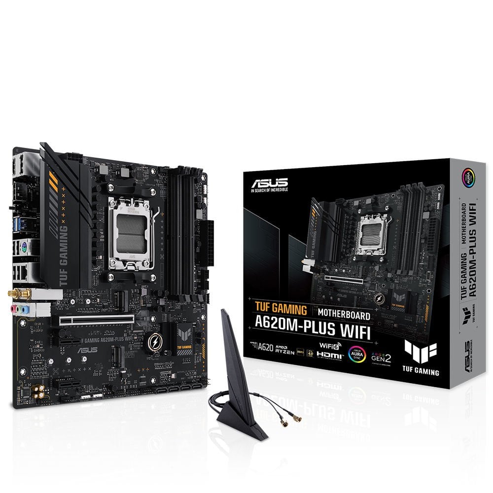 ASUS TUF GAMING A620M-PLUS WIFI 4xDDR5 2xDP/1xHDMI 2xM.2 AM5 ANAKART