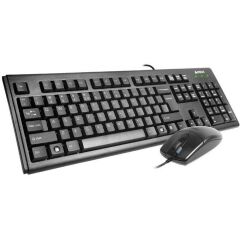 A4 TECH KM-72620D TÜRKÇE USB MULTİMEDYA SİYAH Q KLAVYE MOUSE