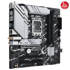 ASUS PRIME B760M-A WIFI 4xDDR5 7200 HDMI/DP 2xM.2 USB3.2 AX WiFi + BT AURA RGB 2.5Gbit LAN mATX ASUS 5X PROTECTION III Armoury Crate AI Suite 3 1700P (12.Gen 13.Gen) ANAKART