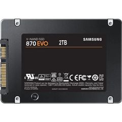 SAMSUNG MZ-77E2T0BW 2TB 560/530MB/s 7mm SATA 3.0 SSD 870 EVO