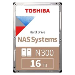 TOSHIBA N300 16TB 7200RPM 512MB SATA3 6Gbit/sn HDWG51GUZSVA NAS HDD