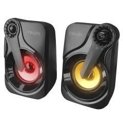 MIKADO MD-X27 1+1 3W USB 2.0 SİYAH RGB HOPARLÖR
