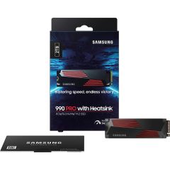 SAMSUNG 990 PRO 2TB 7450/6900MB/s NVMe PCIe Gen4 SOĞUTUCULU SSD MZ-V9P2T0CW