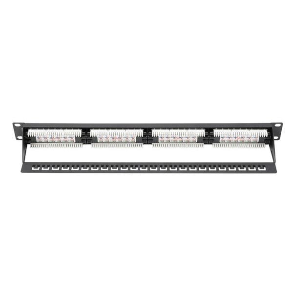 DIGITUS DN-91624U-CR  24 PORT CAT6 DOLU 1U ZIRHSIZ PATCH PANEL