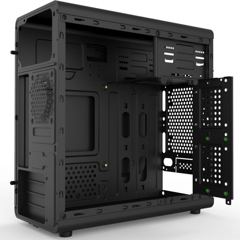 VENTO CIO_TML117 400W 3x8CM FAN MICRO ATX 2xUSB2.0/1xUSB3.0 SİYAH KASA
