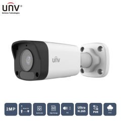 UNIVIEW IPC2122LB-ASF28K-A 2MP 2.8MM 30MT IP67 H265+ IR BULLET IP KAMERA (Dahili Sesli)