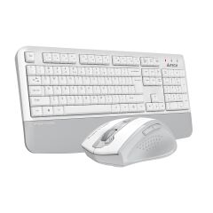 A4 TECH FG2500S PLUS KABLOSUZ MULTİMEDYA BEYAZ/GRİ 2.4 GHz /3200 DPI Q KLAVYE+MOUSE