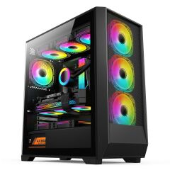 IROMX ORENDA BTX-50G3 500W 4x12CM ARGB FAN ATX 2xUSB2.0/1xUSB3.0 360MM SOĞUTUCU DESTEKLİ SİYAH KASA