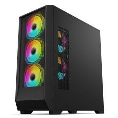 IROMX ORENDA BTX-50G3 500W 4x12CM ARGB FAN ATX 2xUSB2.0/1xUSB3.0 360MM SOĞUTUCU DESTEKLİ SİYAH KASA
